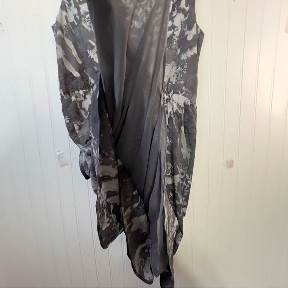 Nwt Size 16 Ann Taylor LOFT Gray Casual Fit & Flare Dress - Picture 7 of 15